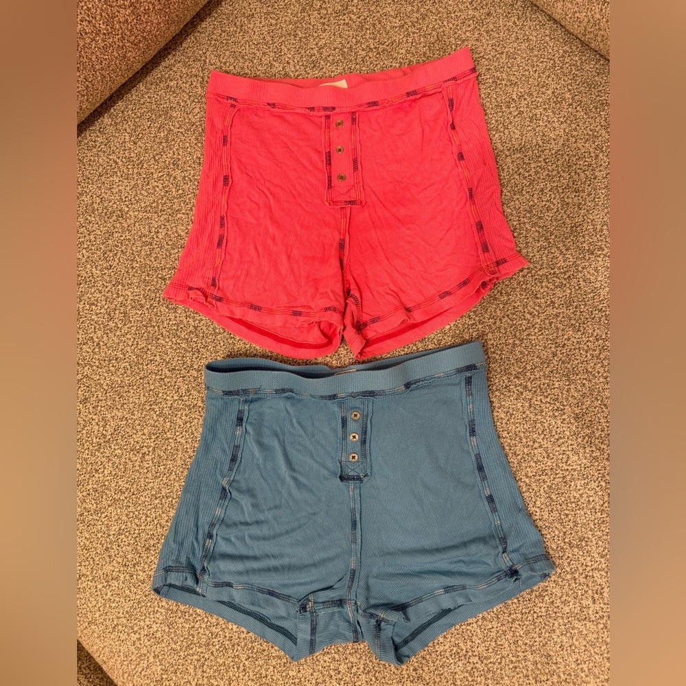Urban Outfitters Sleepwear Intimates Shorts - Pink and Blue